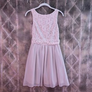 SPEECHLESS Glitter Lace Homecoming Dress